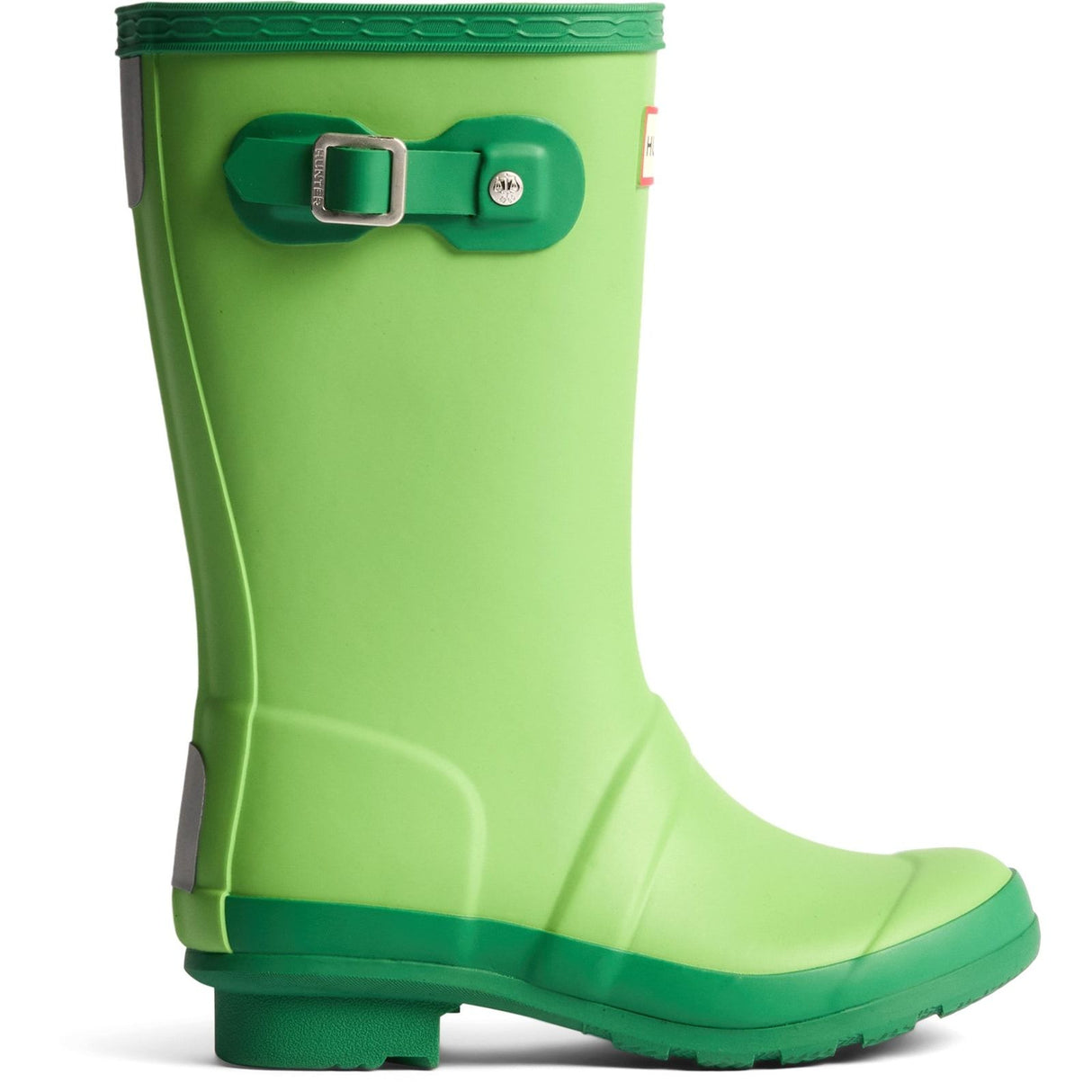 Hunter Junior Kids Junior Originals Boot Sea Lettuce/Twisting Green