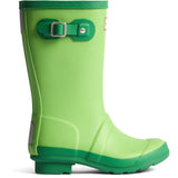Hunter Junior Kids Junior Originals Boot Sea Lettuce/Twisting Green
