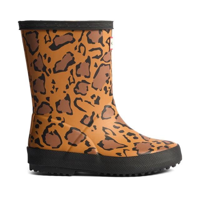 Hunter Junior Kids Kids First Boot Rich Tan/Saddle/Black