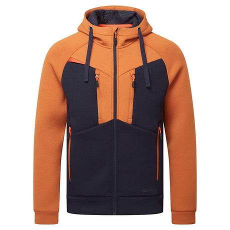 Portwest DX4 Zipped Hoodie  Rust