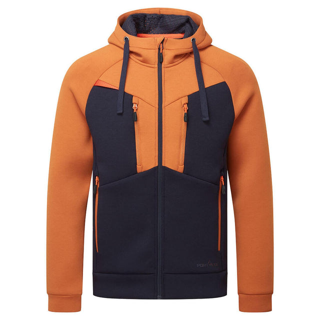 Portwest DX4 Zipped Hoodie  Rust