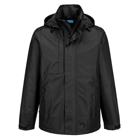 Portwest WX2 Eco Rain Jacket Black
