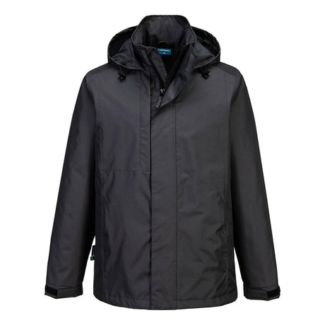 Portwest WX2 Eco Rain Jacket Metal Grey
