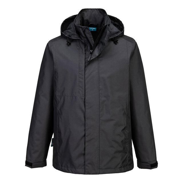 Portwest WX2 Eco Rain Jacket Metal Grey
