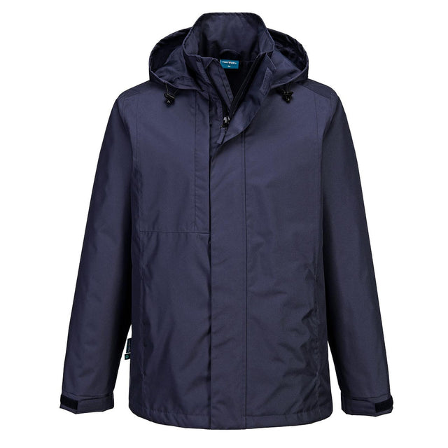 Portwest WX2 Eco Rain Jacket Navy