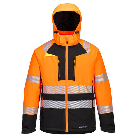 Portwest DX4 Hi-Vis Class 2 Winter Jacket Orange/Black