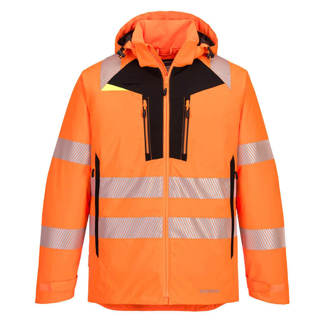 Portwest DX4 Hi-Vis Winter Jacket Orange/Black