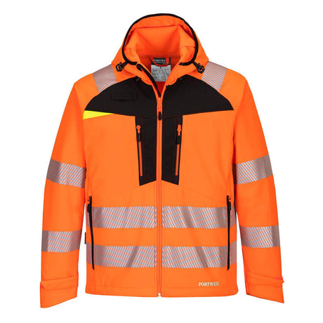 Portwest DX4 Hi-Vis Softshell (3L) Orange/Black
