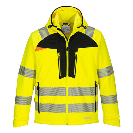 Portwest DX4 Hi-Vis Softshell (3L) Yellow/Black