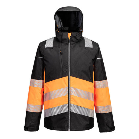 Portwest PW3 Hi-Vis Class 1 Winter Jacket Orange/Black