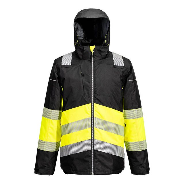 Portwest PW3 Hi-Vis Class 1 Winter Jacket Yellow/Black