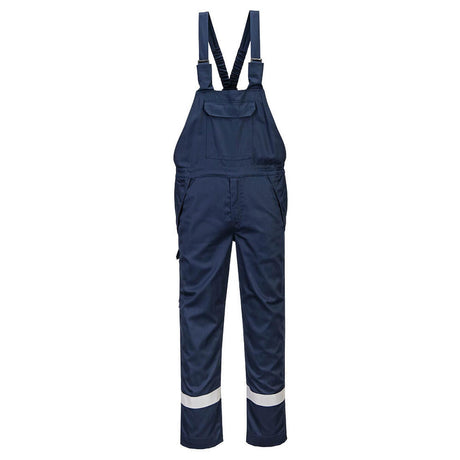 Portwest Bizflame Work+ FR Bib and Brace Navy