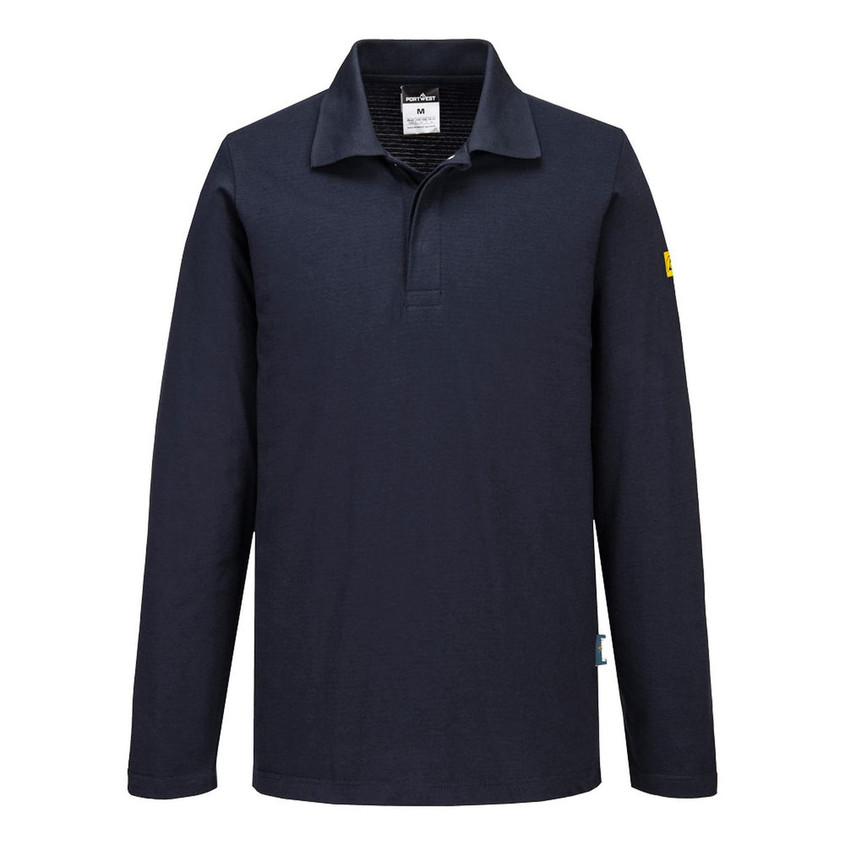Portwest Anti-Static ESD Polo Shirt L/S Navy
