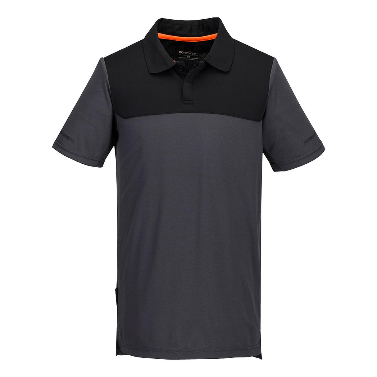 Portwest EV4 Lightweight Polo Shirt S/S Metal Grey