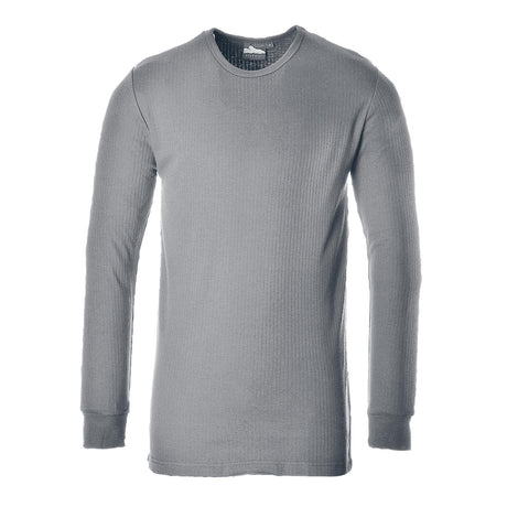 Portwest Thermal T-Shirt Long Sleeve Grey
