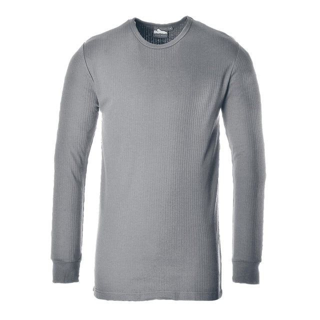 Portwest Thermal T-Shirt Long Sleeve Grey