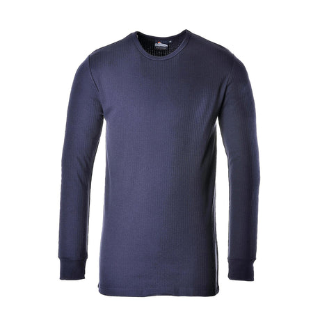 Portwest Thermal T-Shirt Long Sleeve Navy