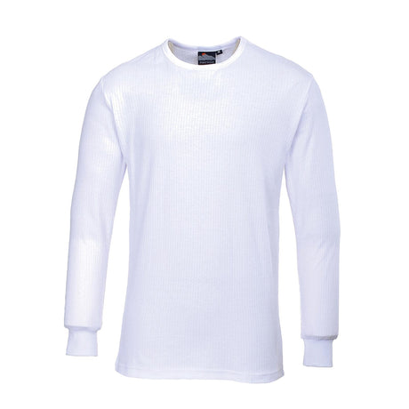 Portwest Thermal T-Shirt Long Sleeve White