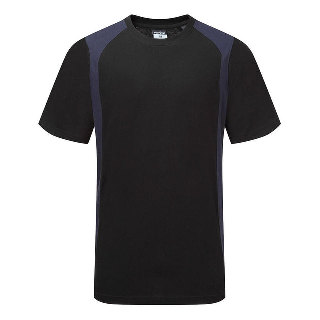 Portwest WX2 Eco T-Shirt S/S Black/Navy