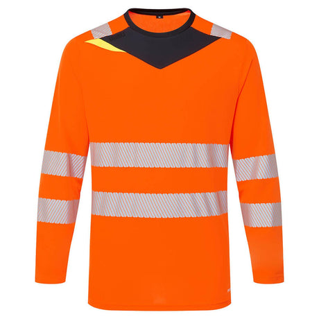 Portwest DX4 Hi-Vis T-Shirt L/S Orange/Black