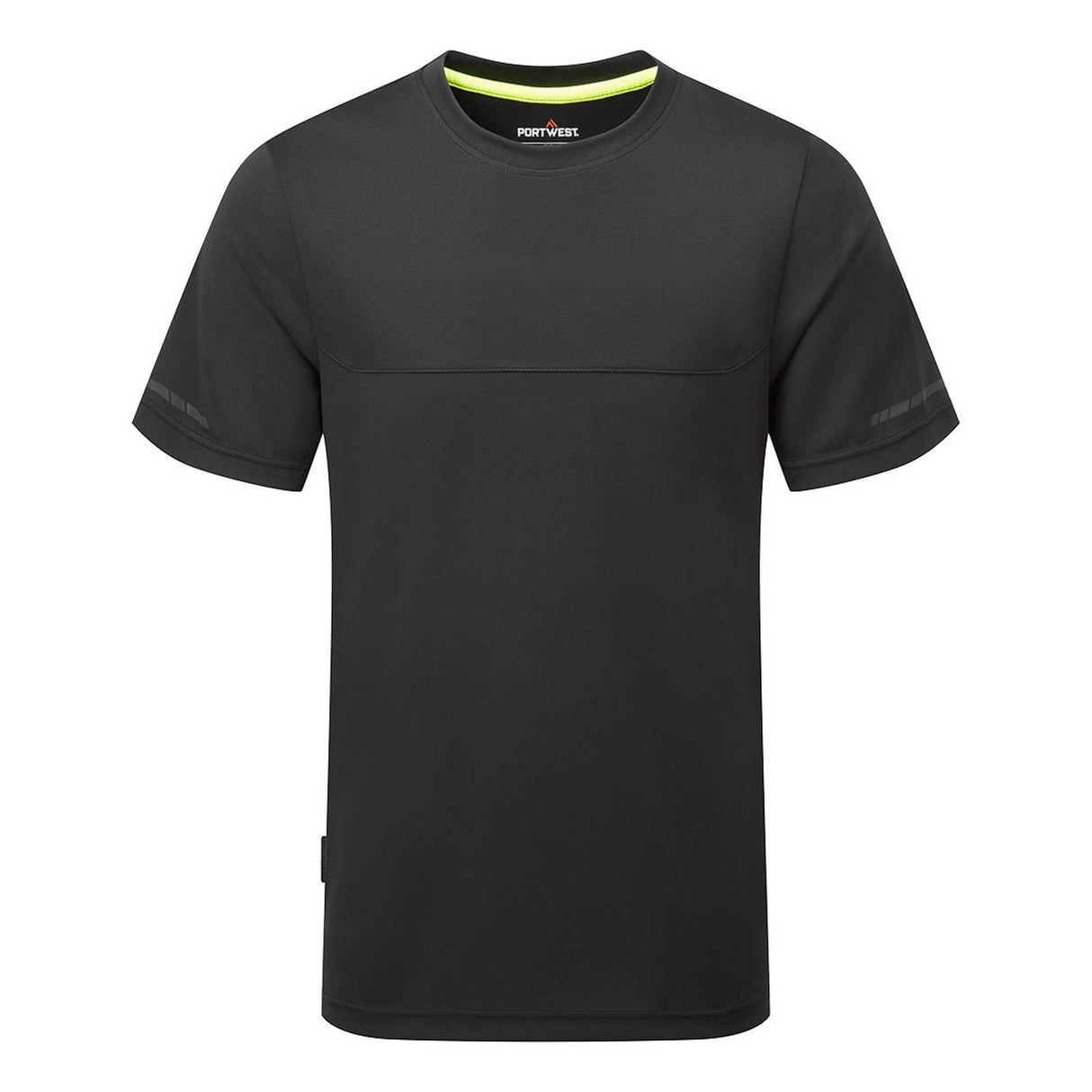 Portwest EV4 Lightweight T-Shirt S/S Black