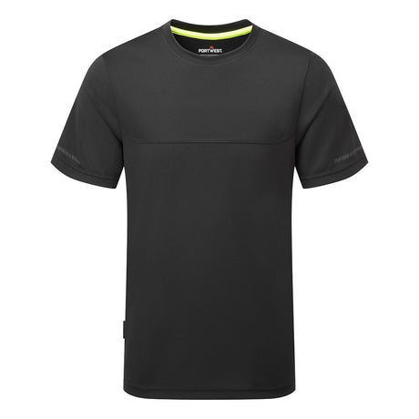Portwest EV4 Lightweight T-Shirt S/S Black