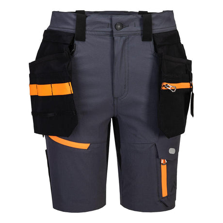 Portwest EV4 Lightweight Detachable Holster Shorts Metal Grey