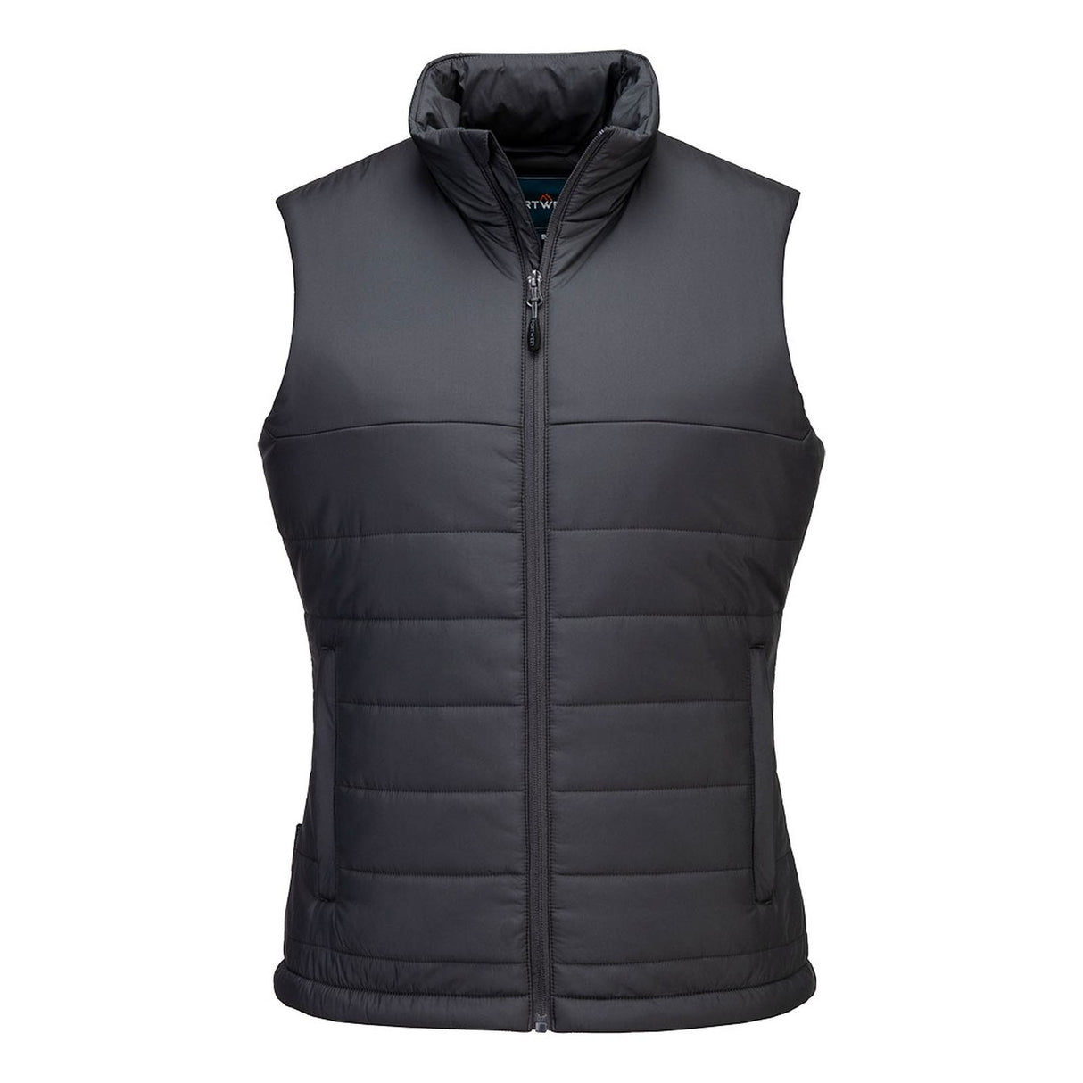 Portwest Professional Women's Insulated Baffle Gilet Metal Grey