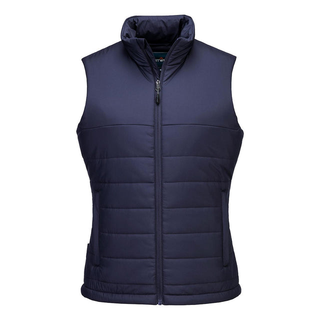 Portwest Professional Women's Insulated Baffle Gilet Navy