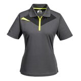 Portwest DX4 Women's Polo Shirt S/S Metal Grey
