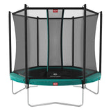 BERG Favorit Regular 330 Trampoline Green + Safety Net Comfort