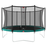 BERG Favorit Regular 380 Trampoline Green + Safety Net Comfort
