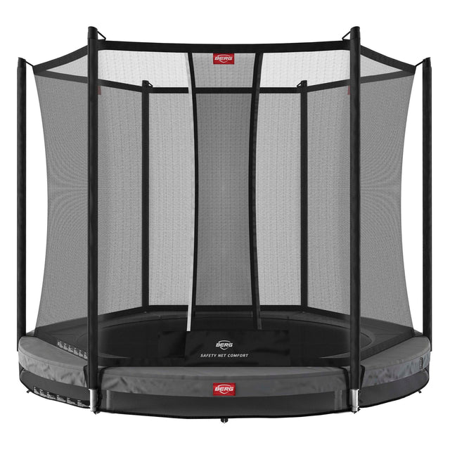BERG Favorit InGround 200 Trampoline Grey + Safety Net Comfort