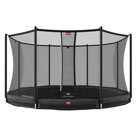 BERG Favorit InGround 430 Trampoline Grey + Safety Net Comfort