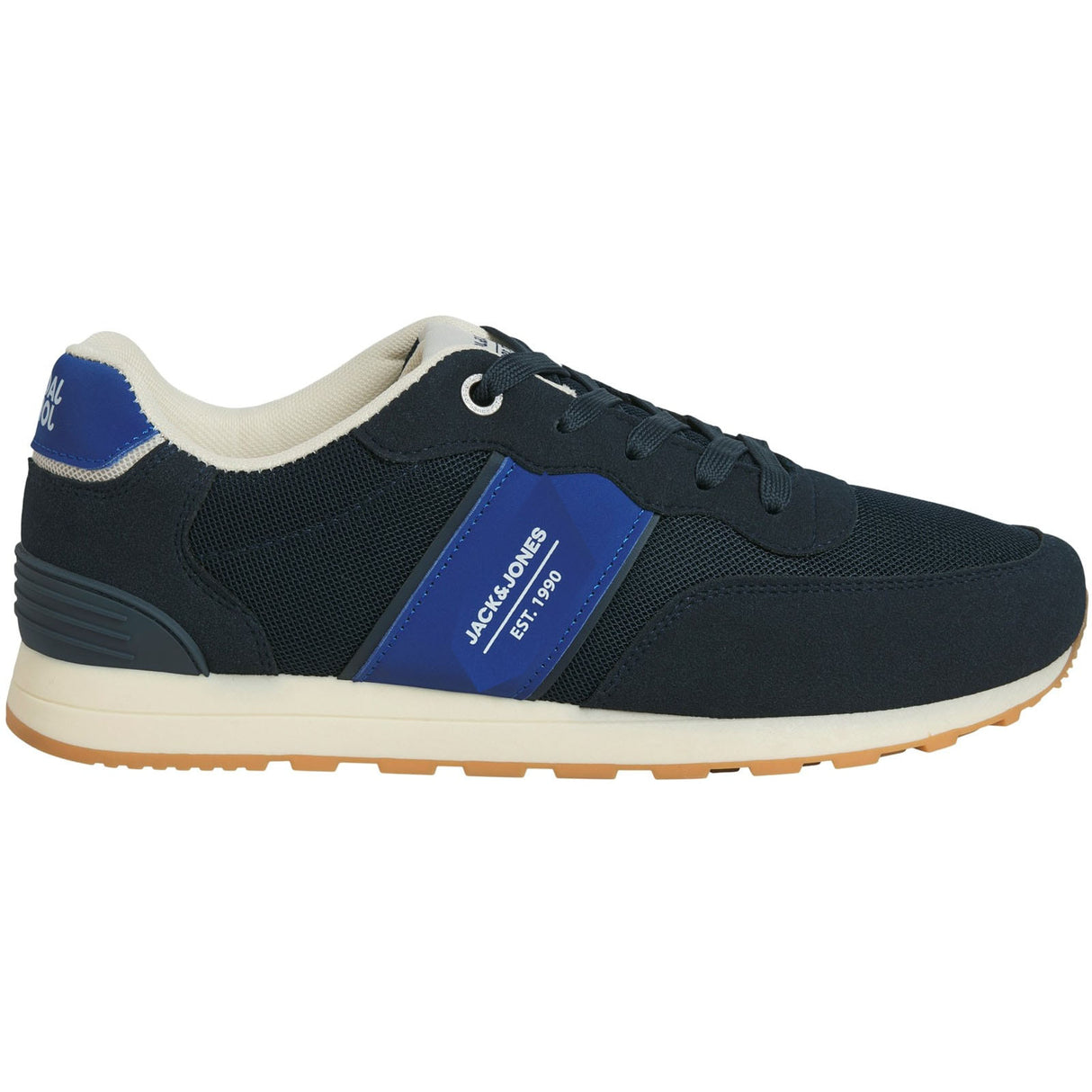Jack & Jones Mens Spirit Runner Trainer Medieval Blue