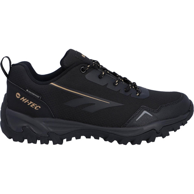 Hi-Tec Mens JAGUAR SPORT WP Trail Shoe Black/Dune