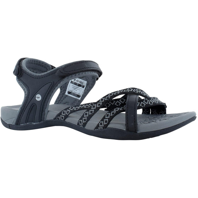Hi-Tec Womens Savanna II Sandal Black/Charcoal
