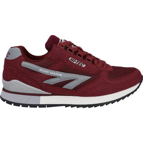 Hi-Tec Mens Silver Shadow Shoes Cherry