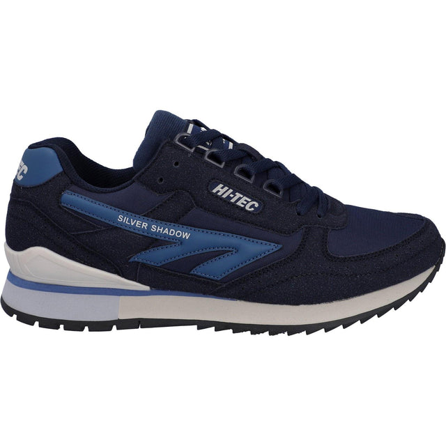 Hi-Tec Mens Silver Shadow Shoes Navy/Black