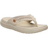 HEYDUDE Mens Finn Flip Braided Tan