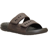 HEYDUDE Mens Wave 2 Strap Slide Major Brown