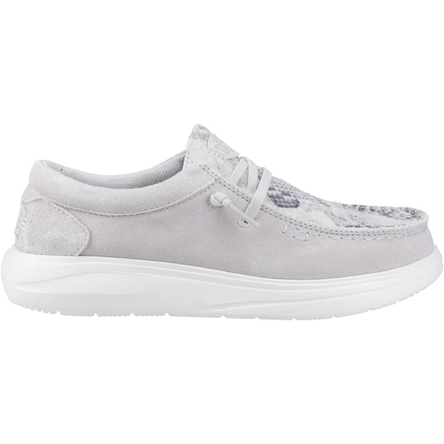 HEYDUDE Womens Wendy COMF Shoe Grey/Snake