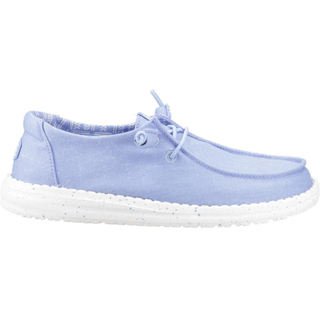 HEYDUDE Womens Wendy Stretch Canvas Hydrangea Blue