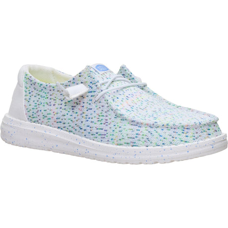HEYDUDE Womens Wendy Stretch Speckle White/Multi