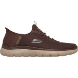 Skechers Mens Slip-ins: Summits - High Range Shoes Chocolate