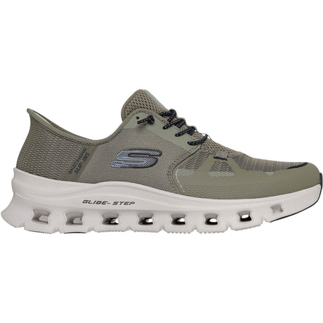 Skechers Mens Glide-Step Pro Shoe Olive/Black