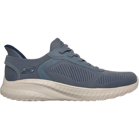 Skechers Mens BOBS Sport Squad Chaos Solid Step Shoe Slate