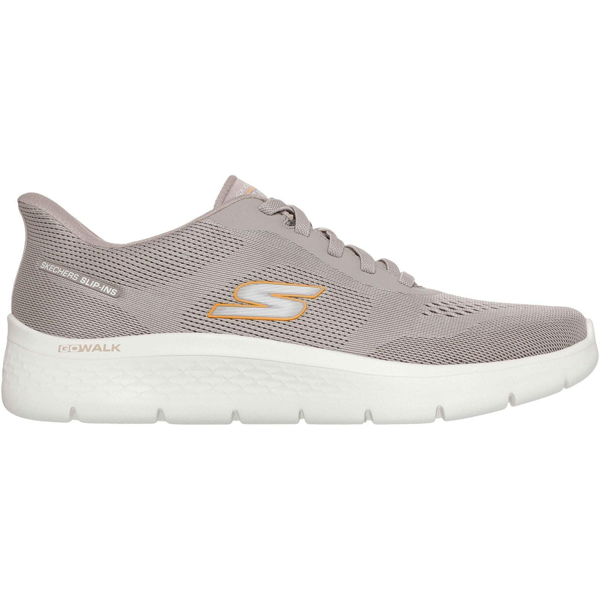 Skechers Mens Go Walk Flex Trainers Taupe
