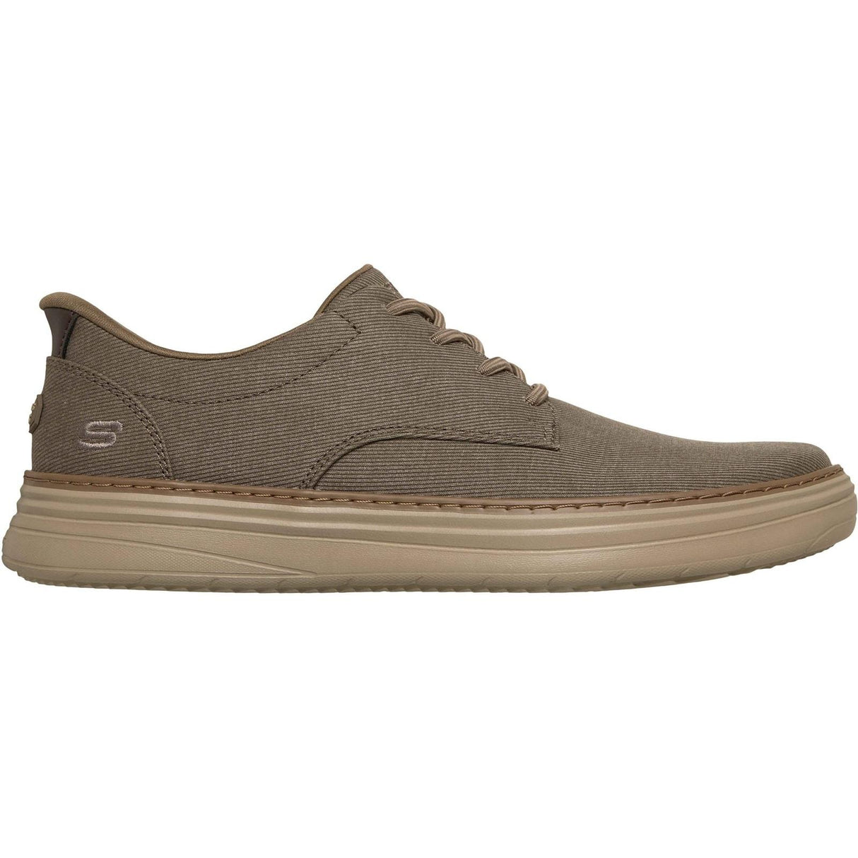 Skechers Mens Hyland Justino Shoe Dark Taupe