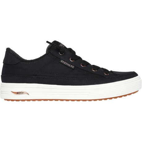 Skechers Womens Arch Fit Arcade - Meet Ya There Trainers Black